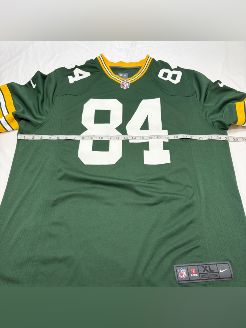 Nike Green Bay Packers Jarred Abbrederis #84 NFL Football Jersey Mens XL - Picture 5 of 10